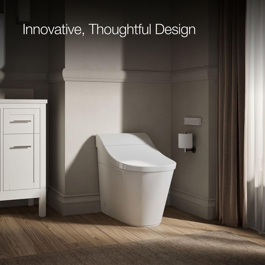 K-29777-PA-0 Innate Smart Toilet with Bidet Built In, White, One-piece Elongated Style