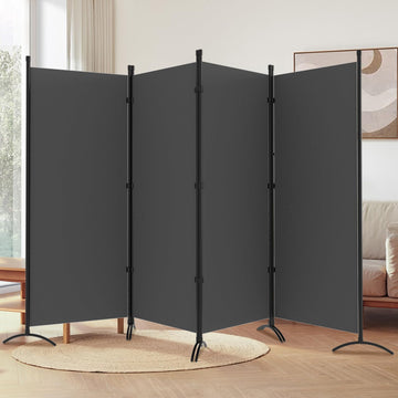 Room Divider, 6FT Tall Folding Partition Room Dividers 4 Panel, Portable and Freestanding Room Divider Screen Wall