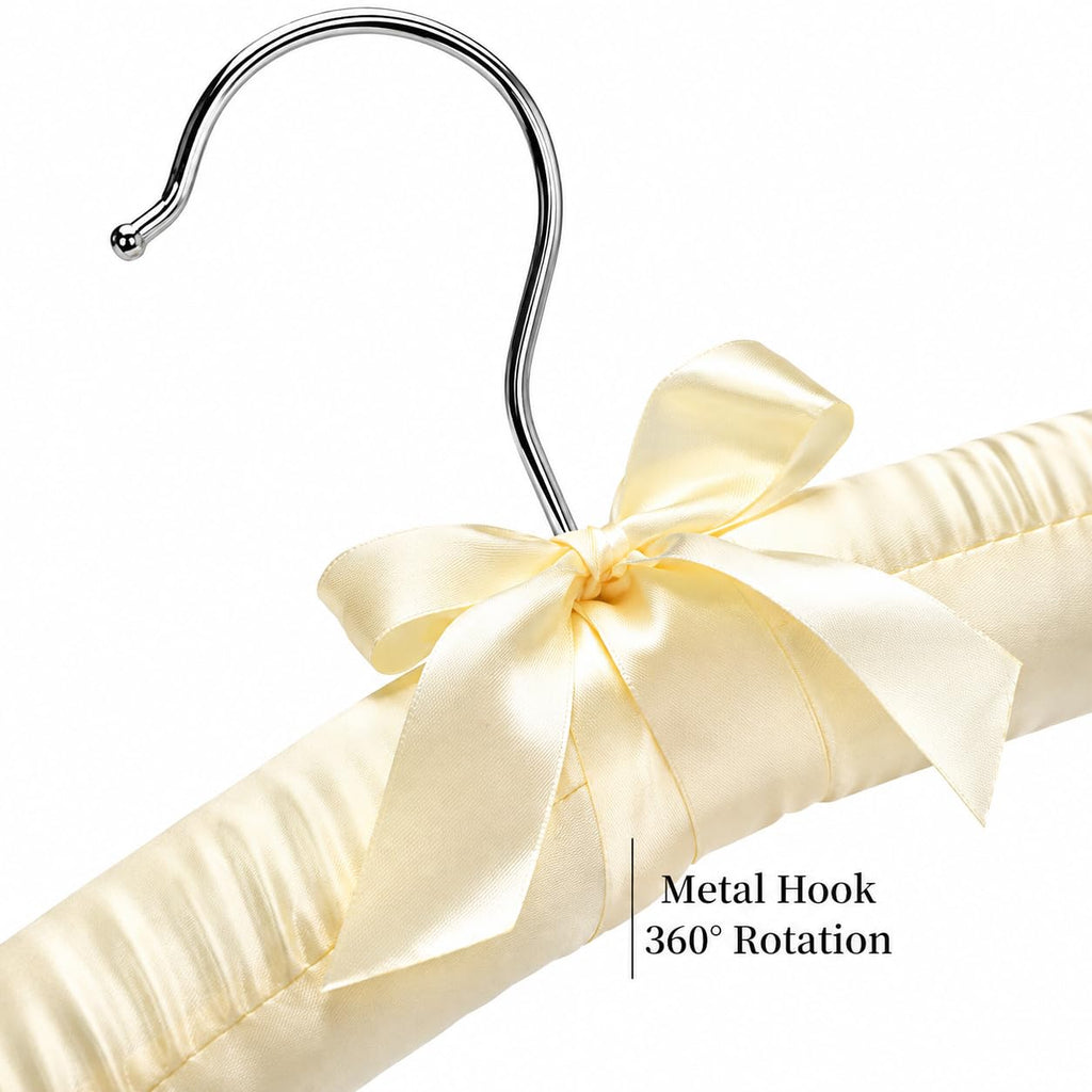 Padded Hangers for Women Clothing, Satin Padded Hangers, Sweater Hangers