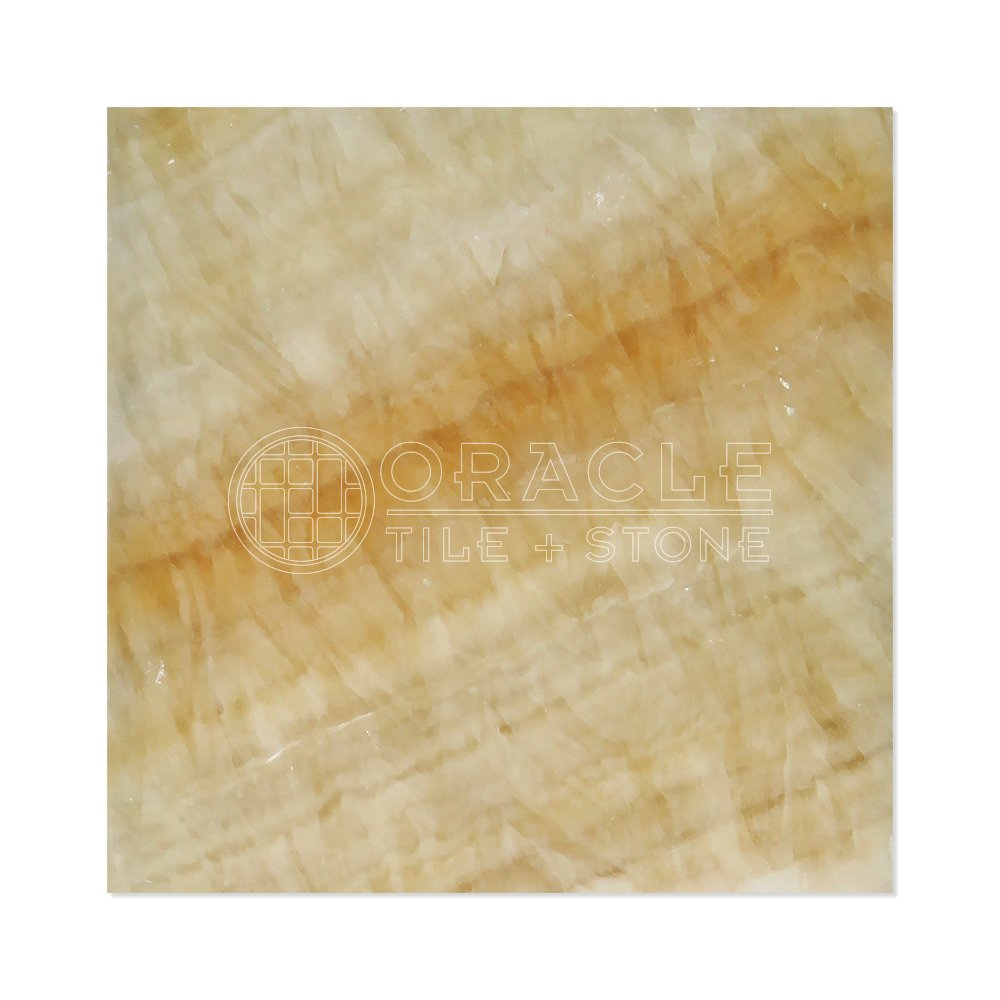 Honey Onyx 12 X 12 Polished Premium Field Tile - Box of 5 sq. ft.