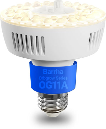 OG11A Grow Light Bulbs for Indoor Plant, 4000K 11W, White