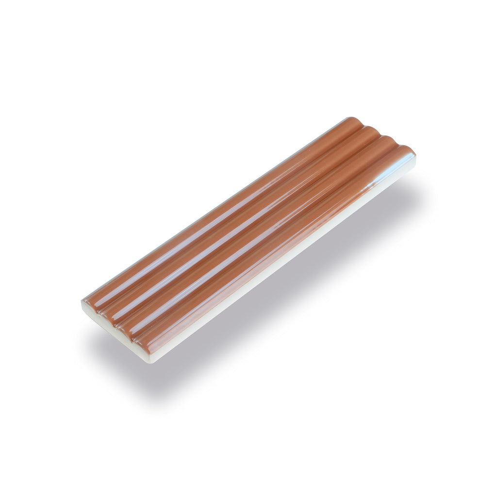 Subway Ceramic Tile Red 2x8 Glossy 5.38 sq ft/case 50-Pack