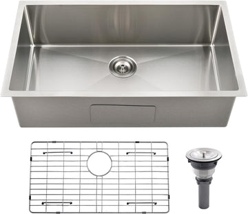 32 Inch Undermount Kitchen Sink Stainless Steel | 32x18 Stainless Steel Kitchen Sink Undermount 16 Gauge Under