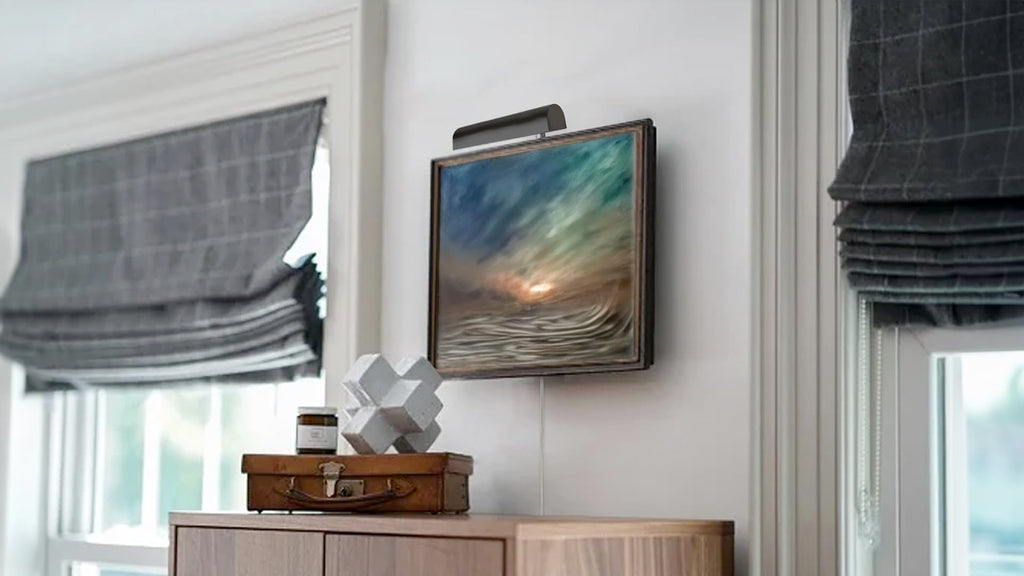 Plug-in Picture Light, Gallery Lighting, 12 ft Cord with in-Line Hi/Low/Off Switch, PLP-2012-12-ORB, Oil Rubbed