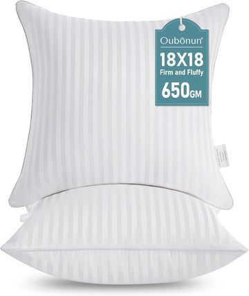18 x 18 Throw Pillow Inserts - Set of 2