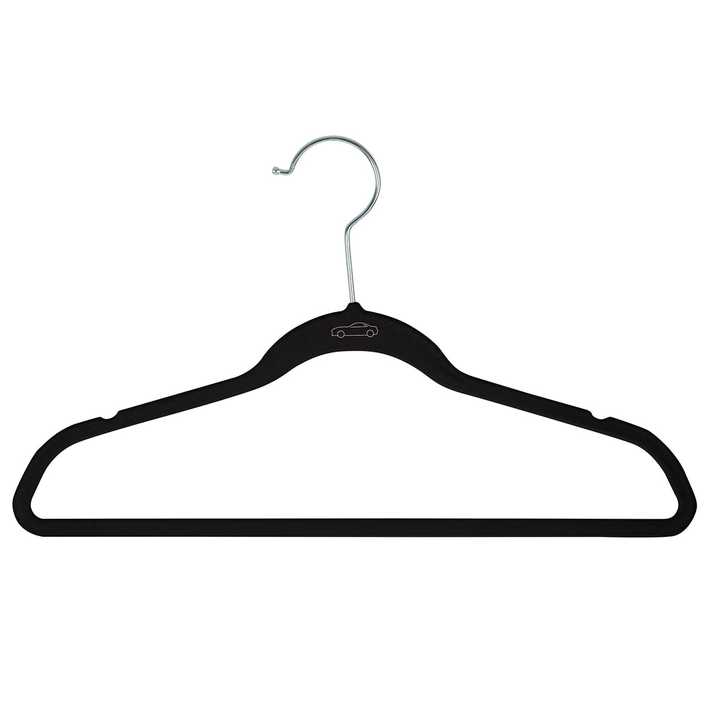 100 Pack Kids Velvet Hangers | Slim | Non-Slip Design | Space Saving | Childrens Clothes | Shirts | Pants | Dresses