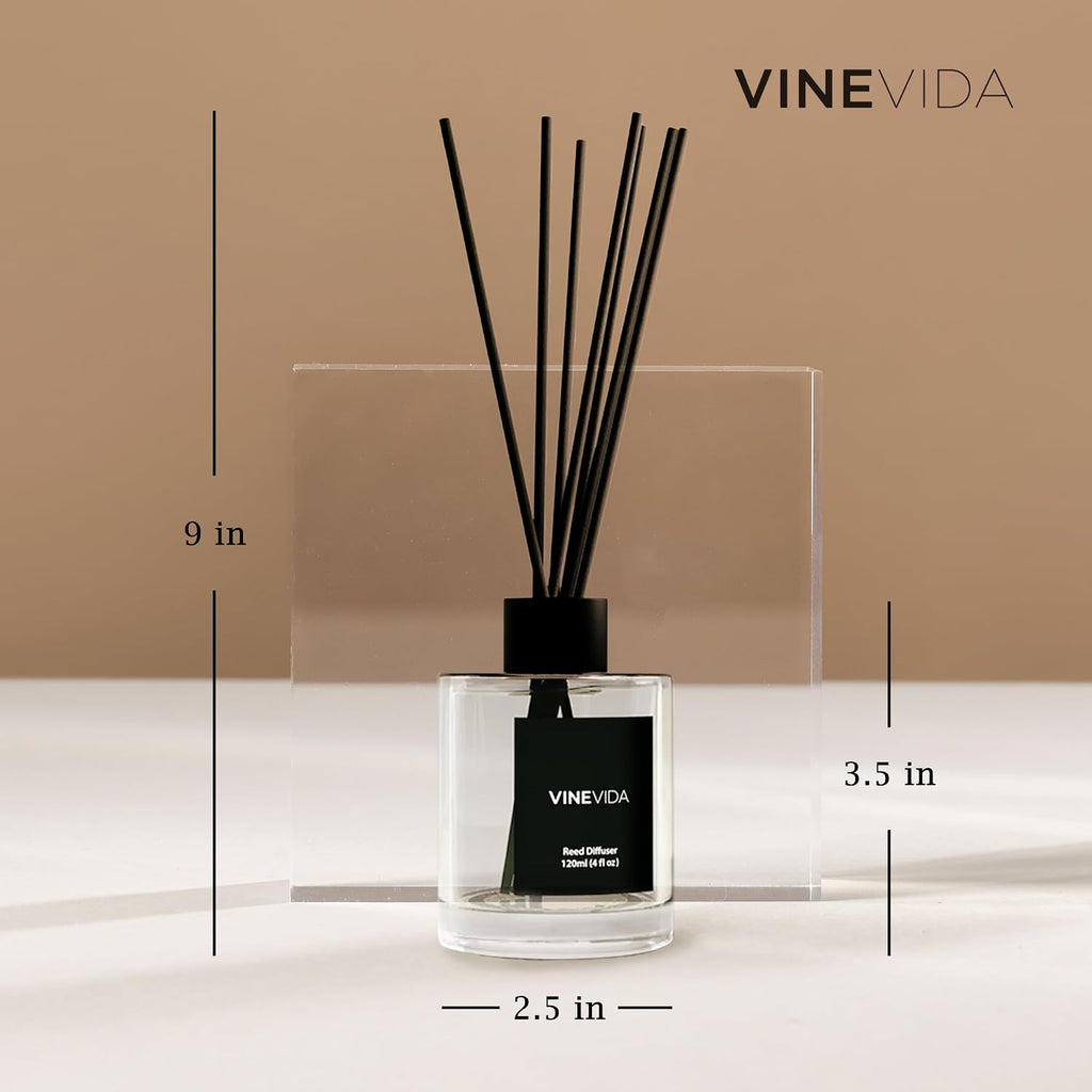 Reed Diffuser | Long-Lasting Scent Sticks Set | Oil Stick Diffuser | Bathroom Scent - Room Fragrance No.