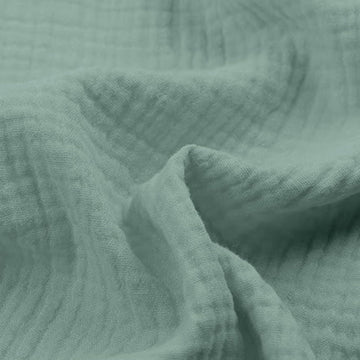 Double Gauze Cotton Fabric by the Yard - 100% Cotton Muslin Fabric for DIY Craft & Sewing Material Like Dress, Towel