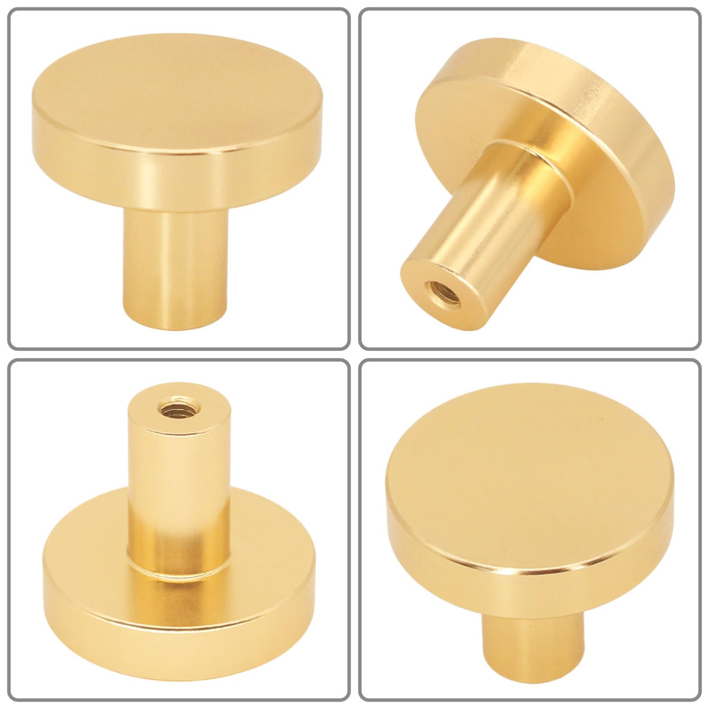 24 Pack Gold Cabinet Knobs Dresser Drawer Pulls