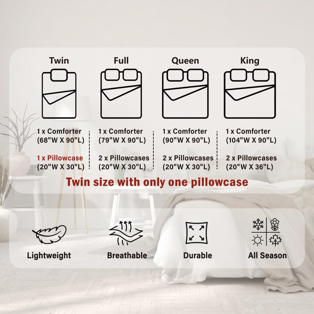 Japanese Crane Comforter Set Full Size, Gold Sun Cloud Stripes Bedding Sets 3Pcs, Retro Ukiyoe Bamboo Leaf Print Quilt