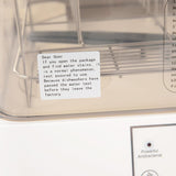 Portable Countertop Dishwashers,Portable Mini Dishwasher Countertop，Countertop Electric Dishes Dishwasher Automatic