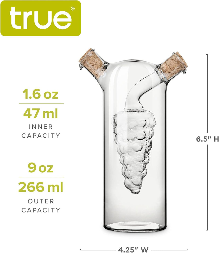 Napa Olive Oil and Vinegar Cruet with Cork Stopper