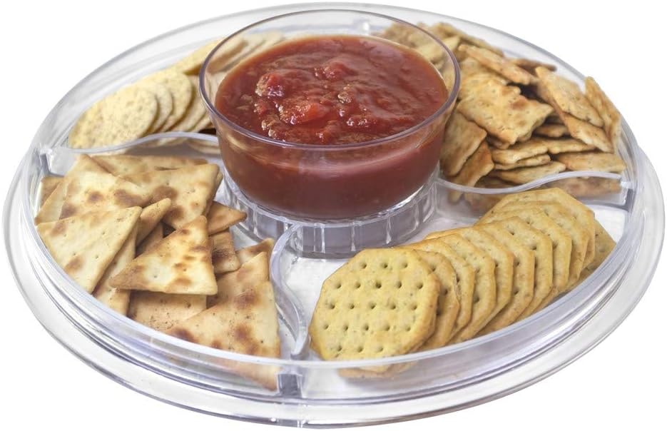 Cake Stand with Dome Cover, 6-in-1 Multi-Purpose Use, Cake Stand with Lid, Serving Platter, Punch Bowl, Desert