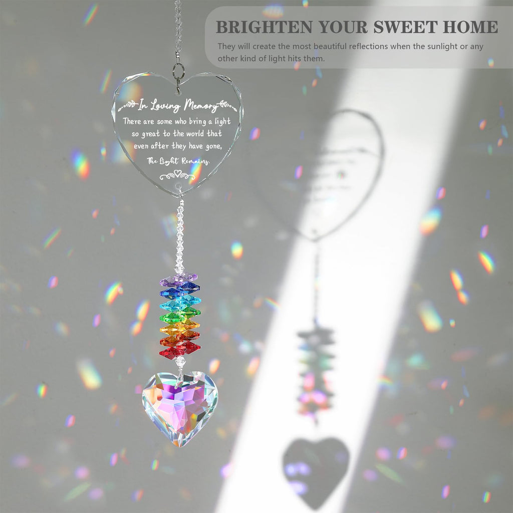 Sympathy Gifts for Loss of Loved One, K9 Memorial Crystal Suncatcher