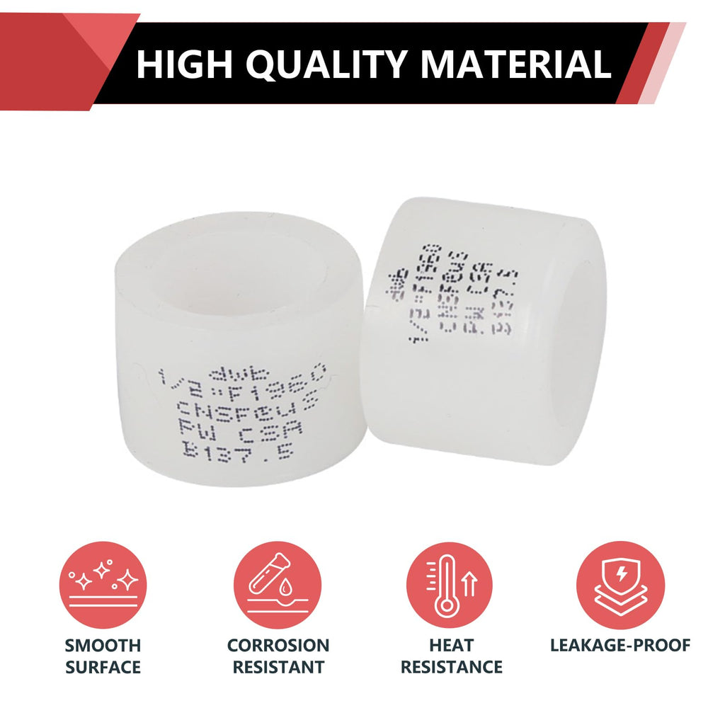 200Pcs 1/2"PEX-A Expansion FItting PEX Rings/Sleeve