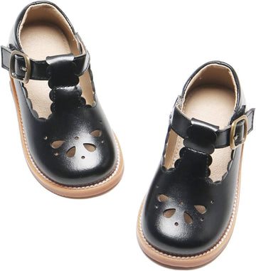 Toddler Little Girl Mary Jane Dress Shoes - Ballet Flats for Girl Party School Shoes