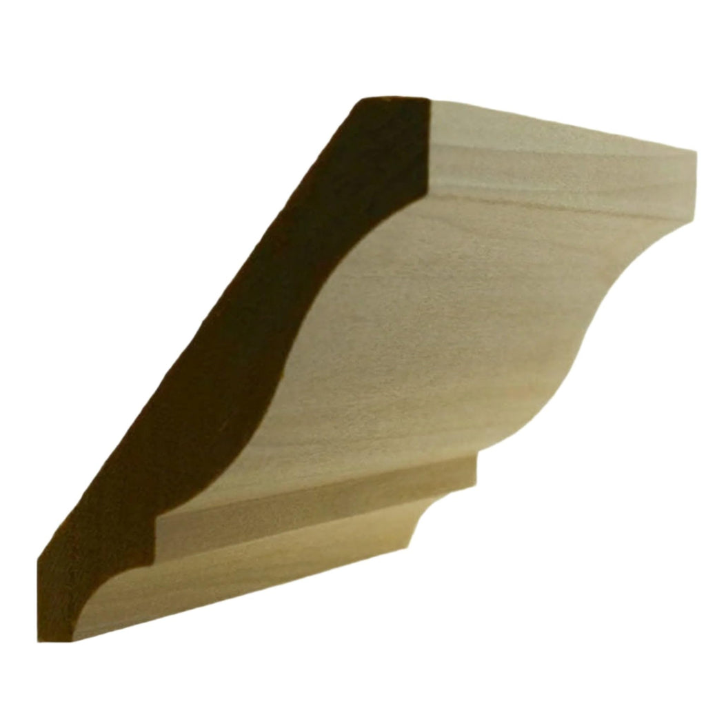 Colonial Crown Moulding Trim, 3/4" x 4-5/8", Red Oak, 94"