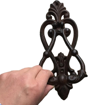 Door Knocker Front Door Traditional Stick On Doorknocker Antique Wall Art Decorative Antique Rustic Cast Iron Front