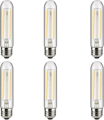 LED Edison T10/T30 Tubular Light Bulb, 2 Watts (25W Equivalent), 160 Lumens, Medium E26 Base, 120 Volts, Dimmable, 90