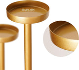 60'' Floor Candelabra Holder for 9 Arm Candlesticks,Tall Candle Holders, Gold Metal Candle Stick Holders for Pillar