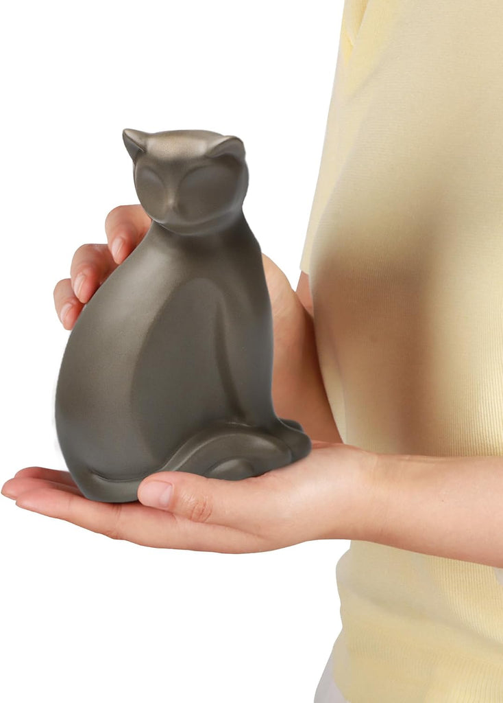 Pet Urns for Cats, Elegant Ceramics Keepsake for Pet Ashes