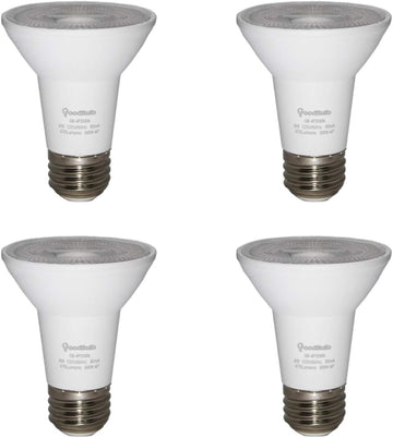 Commercial Grade LED Light Bulb - 7 Watt & 470 Lumens - Features PAR20 Shape & E26 Base - 3000K Warm White Light