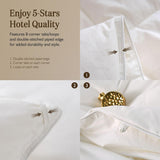 Lightweight Organic Feather Down Comforter Queen