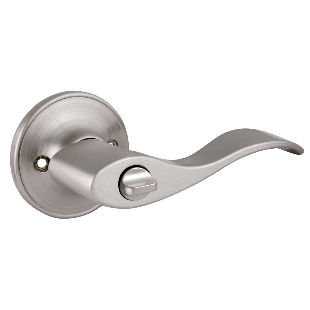 Springdale Keyed Entry Door Lever, Satin Nickel