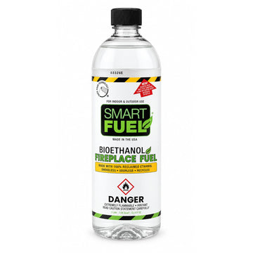 SmartFuel Bioethanol Fuel, Denatured Alcohol for Fire Pits, 1 Liter