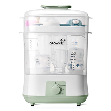 Multi-Function Large Capacity Baby Bottle Sterilizer and Dryer, Green