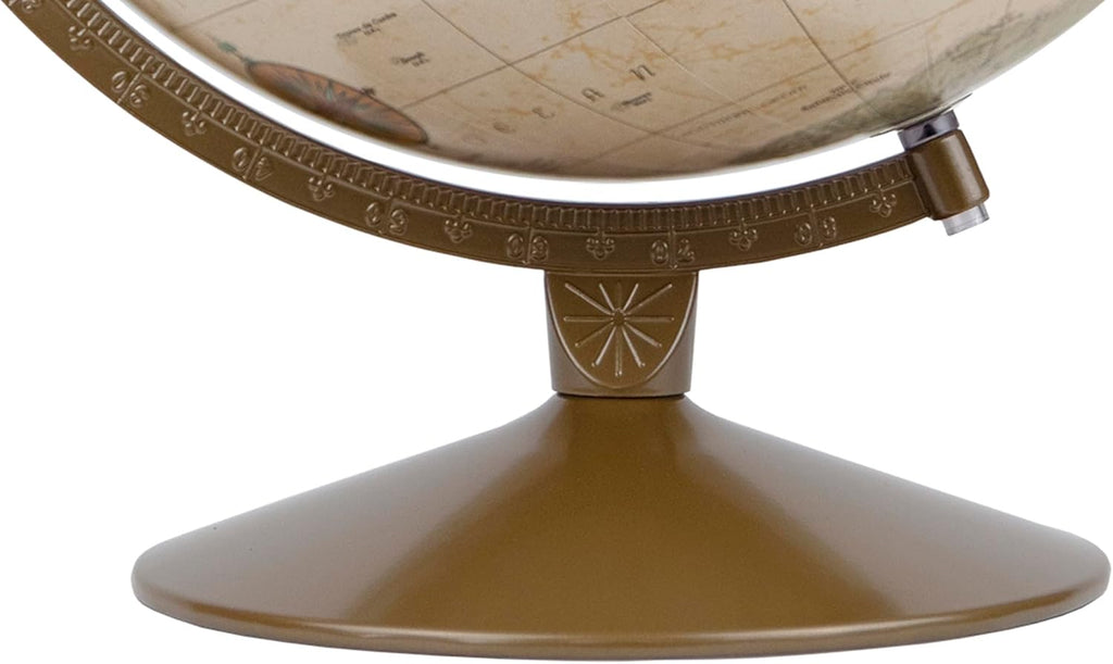 Franklin World Globe, Antique Ocean, 12-Inch Diameter,Over 4,000 Place Names