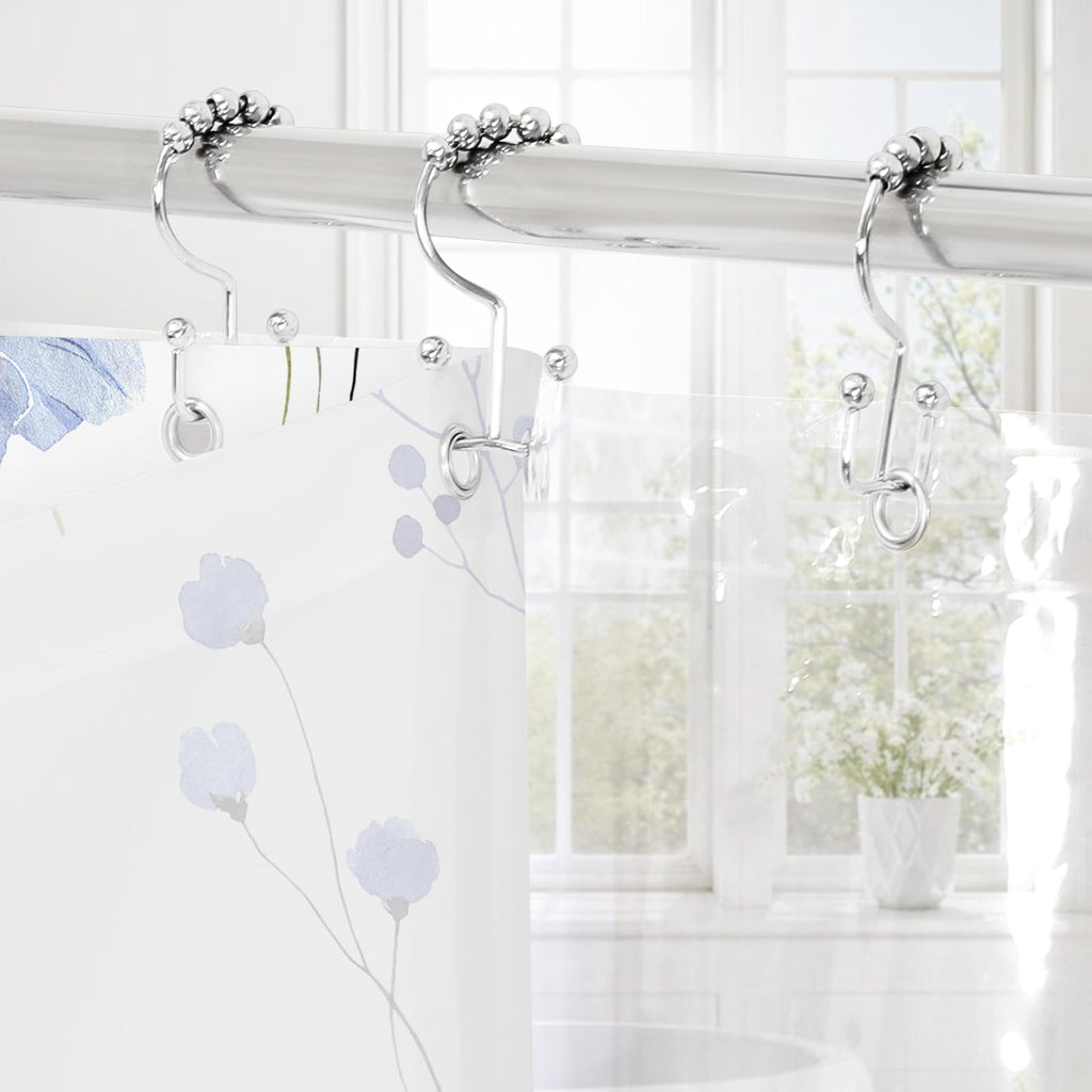 Small Stall 3 in 1 Shower Curtain Set, 36x72