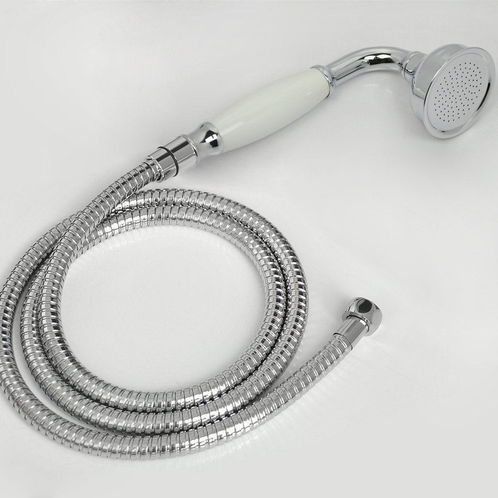 Vintage Handheld Shower Head with 59" Flexible Hose, Chrome