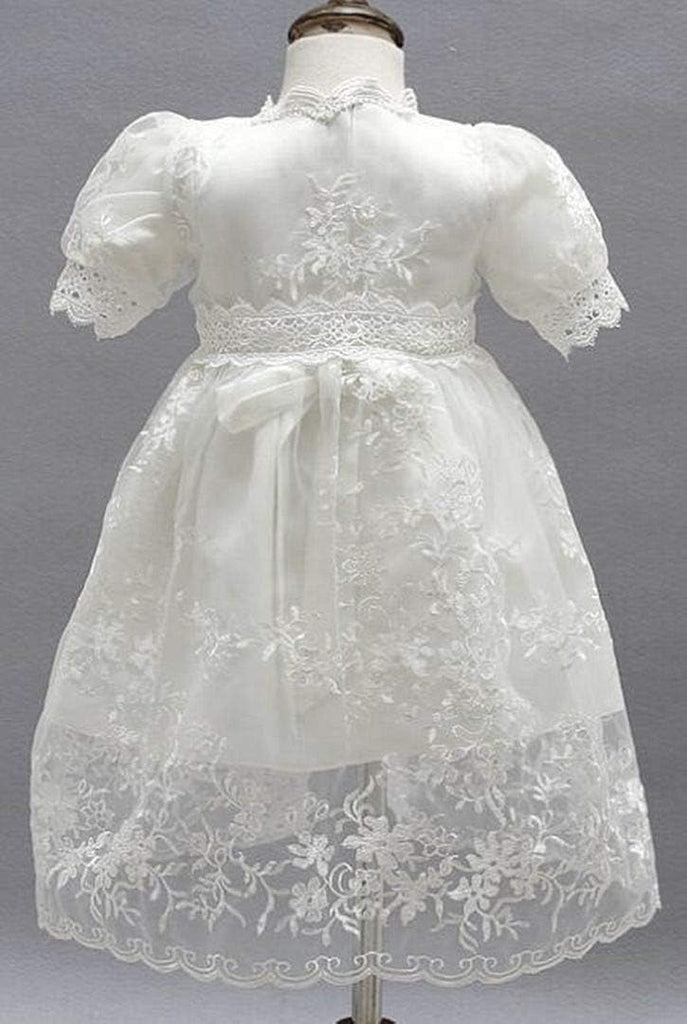 Christening Gown Baby Girl Lace Toddler White Special Occasion Dresses