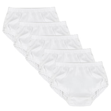 5 PCS Baby Girls Boys Cotton Basic Diaper Cover Bloomers Soft Comfortable Shorts Briefs Underwear