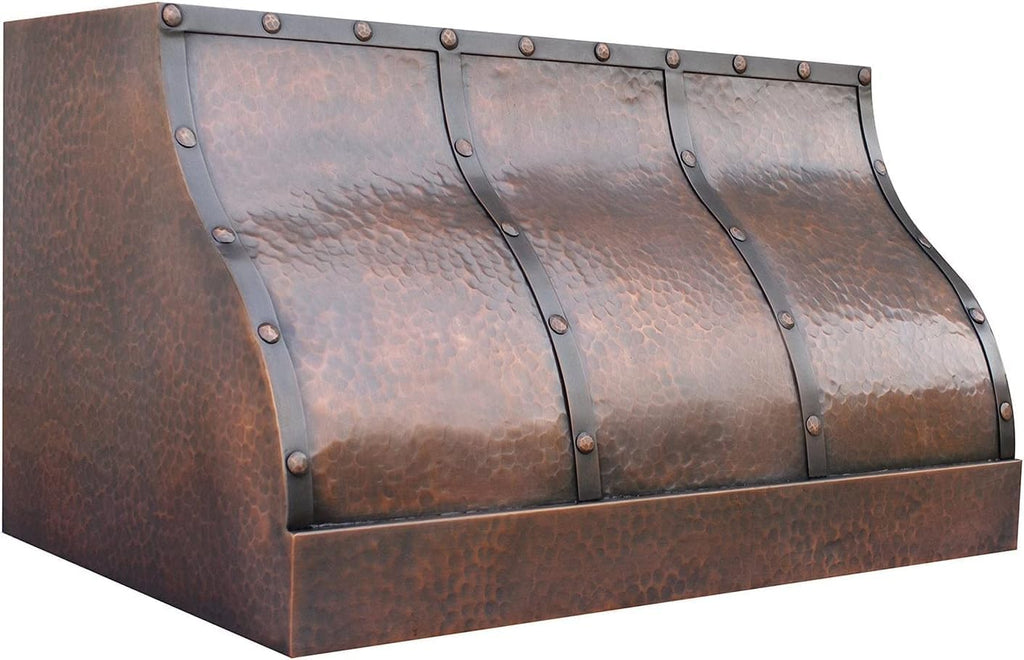 36 Inch Copper Wall Mount Range Hood