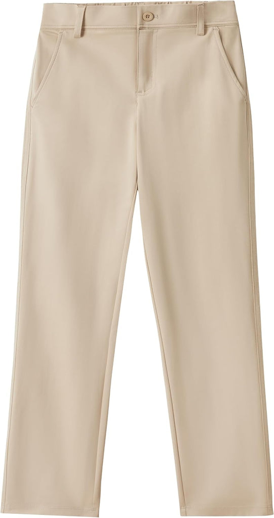 Boys Golf Pants, Quick Dry Performance Dress Pants for School Uniforms