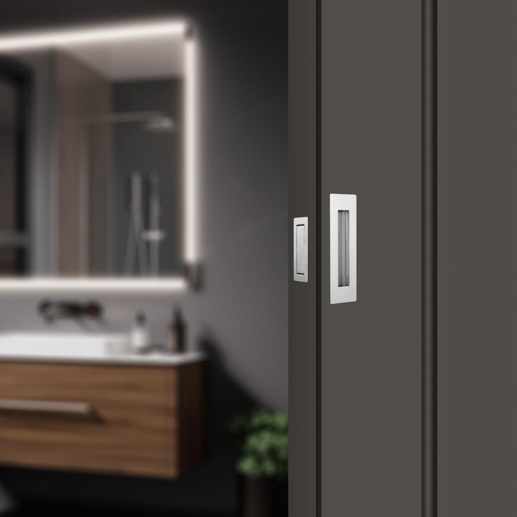 6 Inch Pocket Door Handles and Edge Pull Set, Pocket Door Hardware