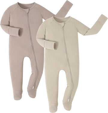 Infant Baby Footed Sleeper Viscose from Bamboo Pjs