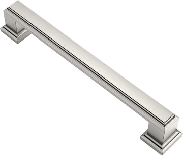 10 Pack Brushed Satin Nickel Cabinet Pulls, 5 Inch(128mm) Hole Center Cabinet Handles Kitchen Pulls for Cabinets and Drawer AL3071SN