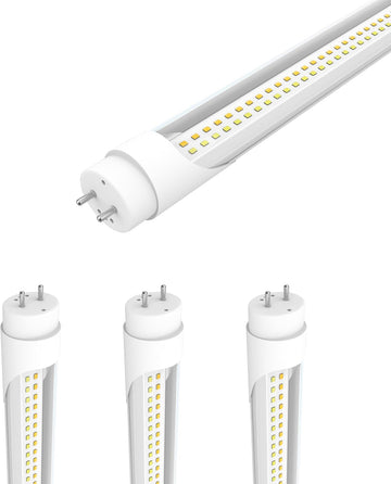 LEDMyplace 4FT LED T8 Ballast Bypass Type A+B Light Tube, 22W, 2860lm, Single/Double End Powered, ETL Listed