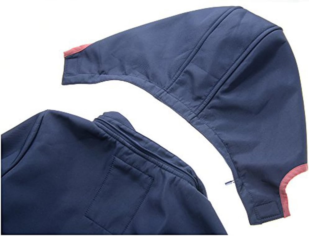 Girls Hooded Fleece Lined Waterproof Windproof Jacket