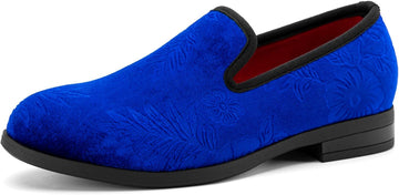 Velvet Boy's Loafers Slip-On Dress Shoes Wedding Formal Tuxedo Shoes for Boys