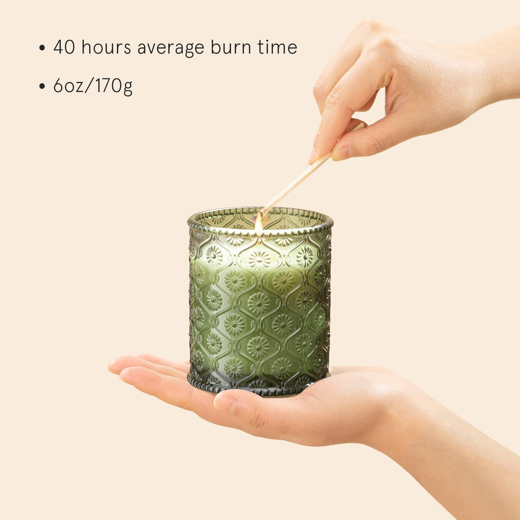 Pomegranate&Pine Scented Candles, Natural Soy 40 Hrs