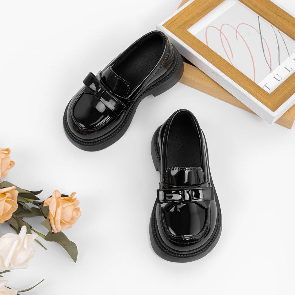 Girls Dress Shoes Loafers School Uniform Mary Jane Flats