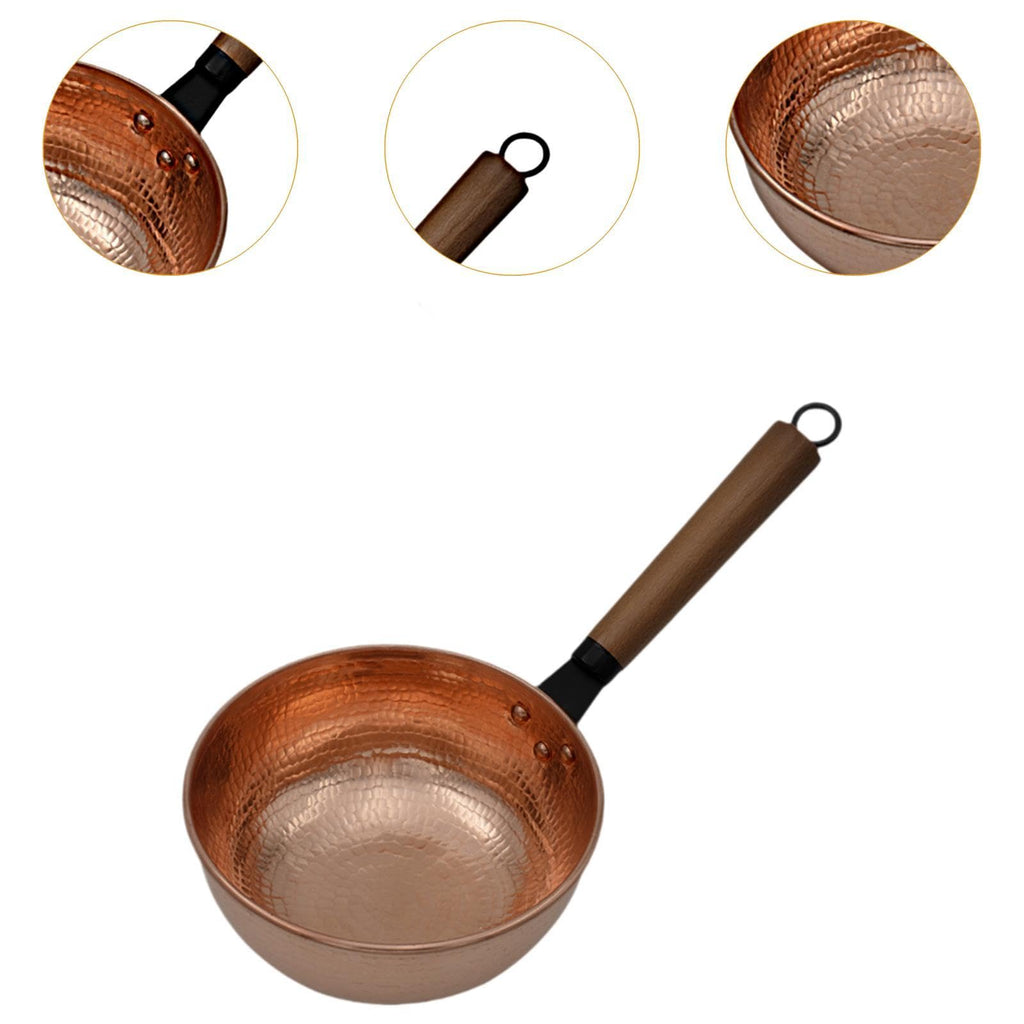 Stockpot Saucepan Multifunctional Small Cookware Copper Sauce Pan Soup Pot for Restaurant Household Boiling Camping