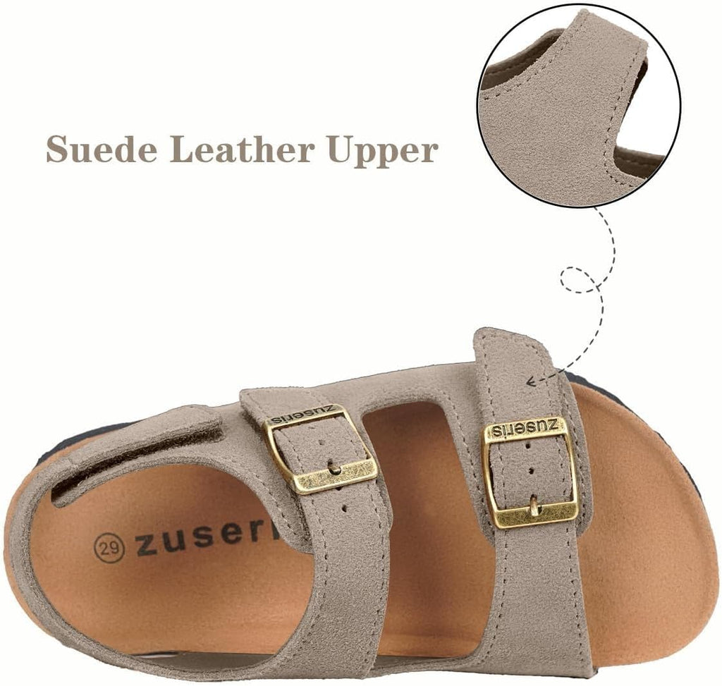 Kids Toddler Sandals Boys Girls Cork Footbed Sandal