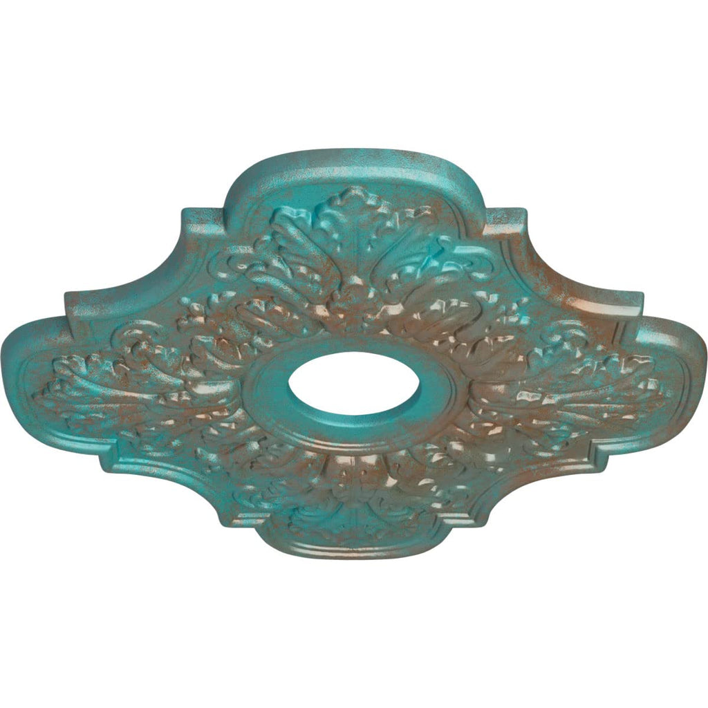 Ecorative Ceiling Medallions Modeled After Original Historical Patterns & Designs, Copper Green Patina