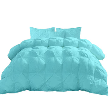 Decor Pinch Pleated Down Alternative Comforter Oversized King Plus (128x120) 5-Pc (1pc Comforter & 4 pcs