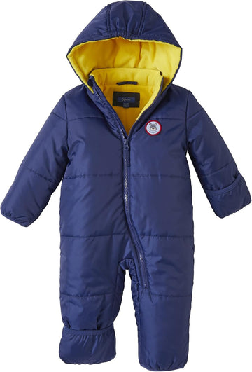 Baby Boys Insulated Fleece Bunting Infant Snowsuit